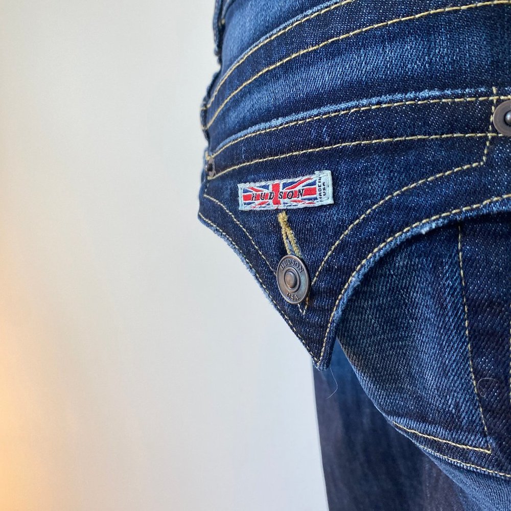 Hudson Jeans Medium Wash Bootcut Flap-Pocket Size 28